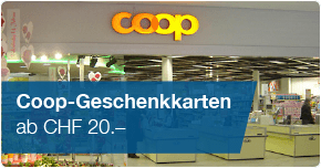 Coop Geschenkkarten ab CHF 20.–